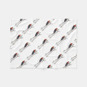 Couverture Polaire L'avortement Tree surgeon christmas (Devant (Horizontal))