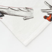 Couverture Polaire L'avortement Tree surgeon christmas (Coin)