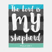 Couverture Polaire Le 23ème Psaume Noir à la main blanche (Devant)