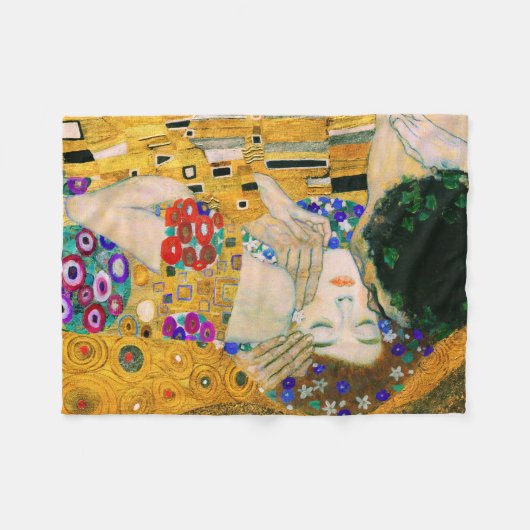 Couverture Polaire Le Baiser de Gustav Klimt (Devant (Horizontal))