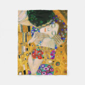 Couverture Polaire Le Baiser de Gustav Klimt (Devant)