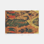Couverture Polaire Le baptême de Jésus-Christ icône byzantine (Devant (Horizontal))