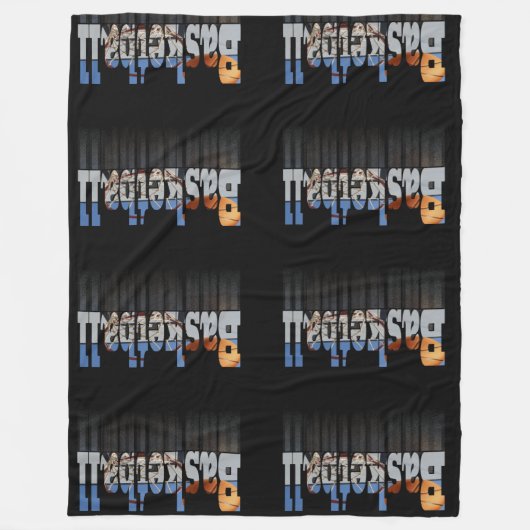 Couverture Polaire Le Basket-Ball Est Le Nom, (Devant)