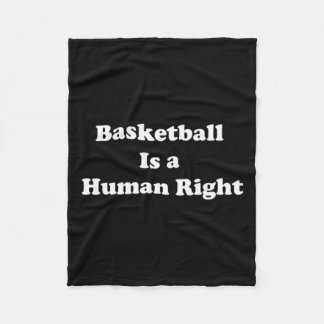 Couverture Polaire Le basket-ball est un droit humain