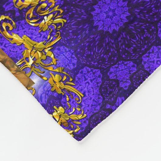 Couverture Polaire Le bébé Jésus bénissent son nom saint (Coin)