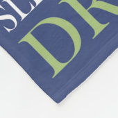 Couverture Polaire Le bébé ordonne le bleu (Coin)