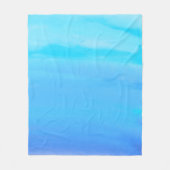 Couverture Polaire Le bleu comme le ciel l'art Abstrait (Devant)