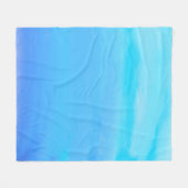 Couverture Polaire Le bleu comme le ciel l'art Abstrait (Devant (Horizontal))