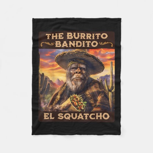 Couverture Polaire Le Burrito Bandito El Squatcho (Devant)