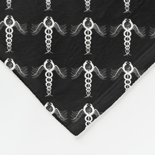 Couverture Polaire Le Caduceus (blanc) (Coin)
