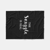 Couverture Polaire Le câlin est vrai (Devant (Horizontal))