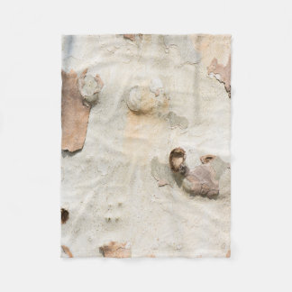 Couverture Polaire Le camouflage de platane ressemble à un motif d'éc