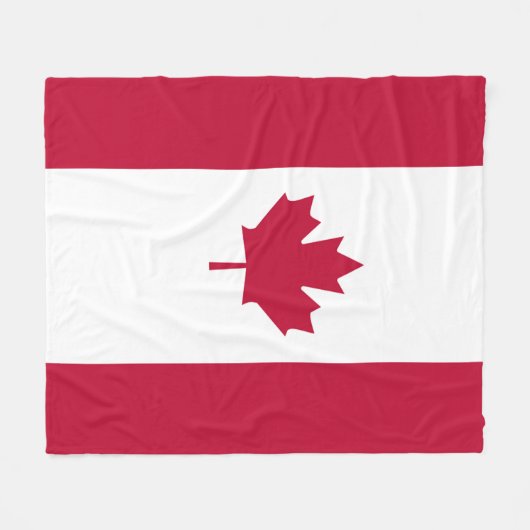 Couverture Polaire Le Canada (Devant (Horizontal))