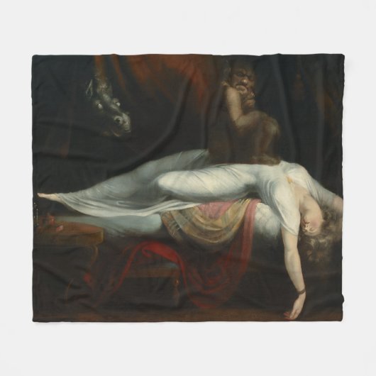 Couverture Polaire Le cauchemar Henry Fuseli Peinture (Devant (Horizontal))