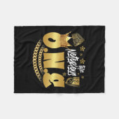 Couverture Polaire Le célèbre Hip hop d'une vieille école Funny 1st B (Devant (Horizontal))