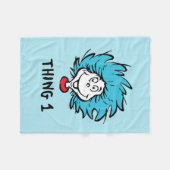 Couverture Polaire Le Chat dans le Chapeau | Chose Un (Devant (Horizontal))