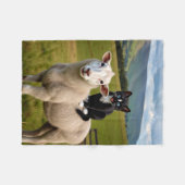 Couverture Polaire Le chat et le mouton - Felini's Country Ride (Devant (Horizontal))