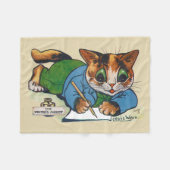 Couverture Polaire Le chat Mascotte de l'écrivain, Louis Wain (Devant (Horizontal))