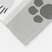 Couverture Polaire Le chat mignon fait face aux amoureux de les chats (Coin)