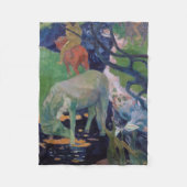 Couverture Polaire Le Cheval Blanc, Gauguin (Devant)