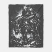Couverture Polaire Le Chevalier Déchu par BurnsInHell (Devant)