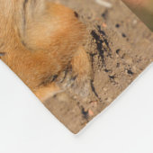 Couverture Polaire le chien de prairie est plein (Coin)