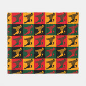 Couverture Polaire Le chien d'eau portugais intelligent (Devant (Horizontal))