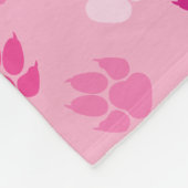 Couverture Polaire Le Chien Rose S'Accroche Avec Le Monogramme Et Le (Coin)