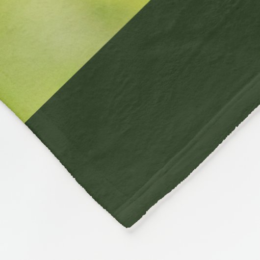 Couverture Polaire Le chou renard dans une forêt verte (Coin)