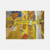 Couverture Polaire Le Christ Jaune, Gauguin (Devant (Horizontal))