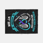 Couverture Polaire Le Ciel Avait Besoin D'Un Héros Que Dieu A Pris Mo (Devant (Horizontal))