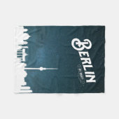 Couverture Polaire Le ciel de Berlin de nuit, Berlin, Allemagne (Devant (Horizontal))