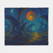 Couverture Polaire Le Ciel de la Caverne (Devant (Horizontal))