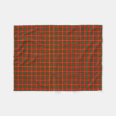 Couverture Polaire Le clan brûle le tartan (Devant (Horizontal))