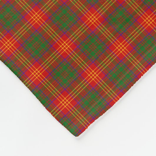 Couverture Polaire Le clan brûle le tartan (Coin)