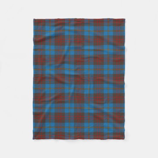 Couverture Polaire Le clan écossais Cameron Chasse Tartan Plaid (Devant)