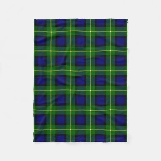 Couverture Polaire Le clan écossais Gordon Tartan Plaid (Devant)