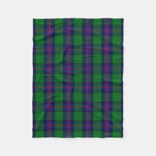 Couverture Polaire Le clan écossais Shaw Tartan Plaid (Devant)
