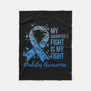 Couverture Polaire Le combat de ma fille est mon combat soutien Diabè