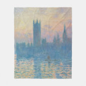 Couverture Polaire Le coucher du soleil des Chambres de Claude Monet (Devant)