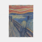 Couverture Polaire Le cri, Edvard Munch (Devant)