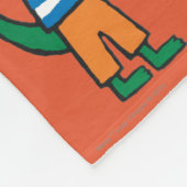 Couverture Polaire Le crocodile frais écoute la musique (Coin)