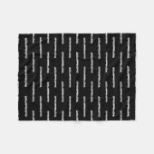 Couverture Polaire Le cru antique de conception de motif de train (Devant (Horizontal))