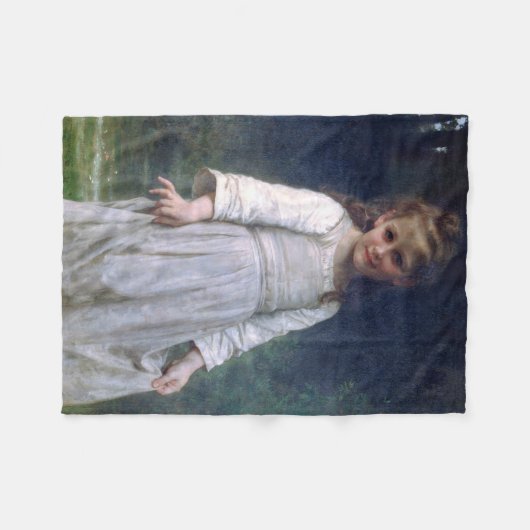Couverture Polaire Le Curtsey, Bouguereau (Devant (Horizontal))