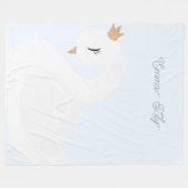 Couverture Polaire Le Cygne couronné (Devant (Horizontal))