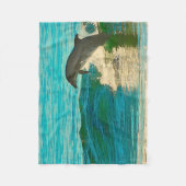 Couverture Polaire Le dauphin est mon esprit animal (Devant)