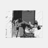Couverture Polaire Le décollage - Stunt Scooter Trick (Devant (Horizontal))
