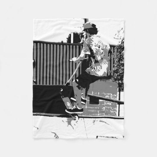 Couverture Polaire Le décollage - Stunt Scooter Trick (Devant)