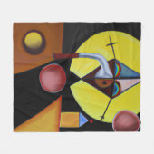 Couverture Polaire Le docteur de la peste - Peinture à l'huile (Devant (Horizontal))