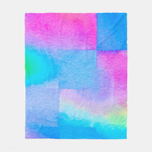 Couverture Polaire Le doux Art beau Couleur éclate. Conception de sur